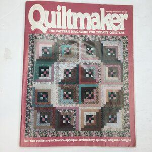 Vintage Quiltmaker Spring Summer 1983 Pattern Magazine Victoria Log Cabin & More